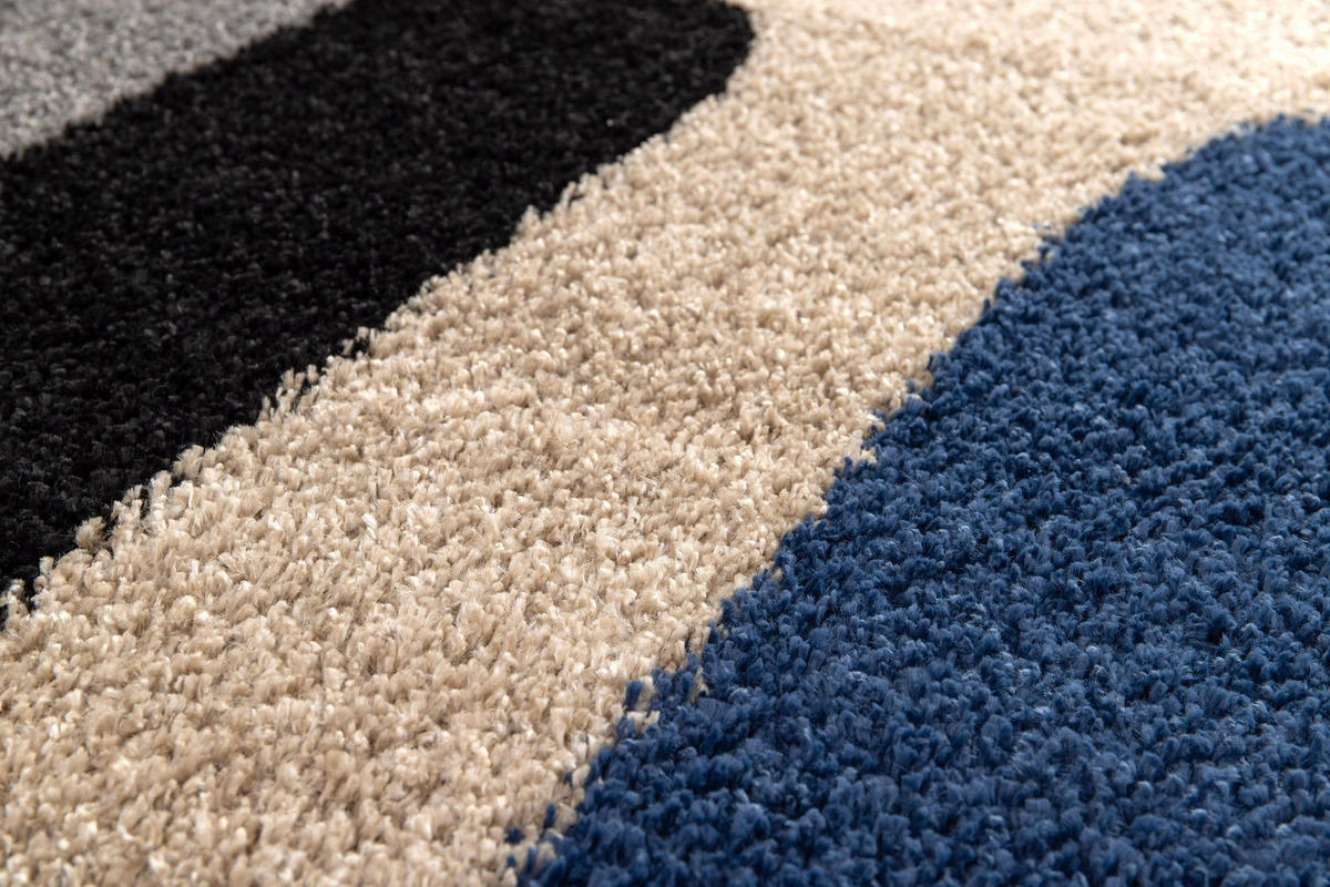 DESIGN Teppich dick und bequem mehrfarbig - Multicolor, Textil (120/170cm) - AFK Living