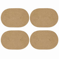 PLATZSET 4er Set Polypro Caramel 45/30 cm - Braun, Textil (30/45cm) - TiborTex