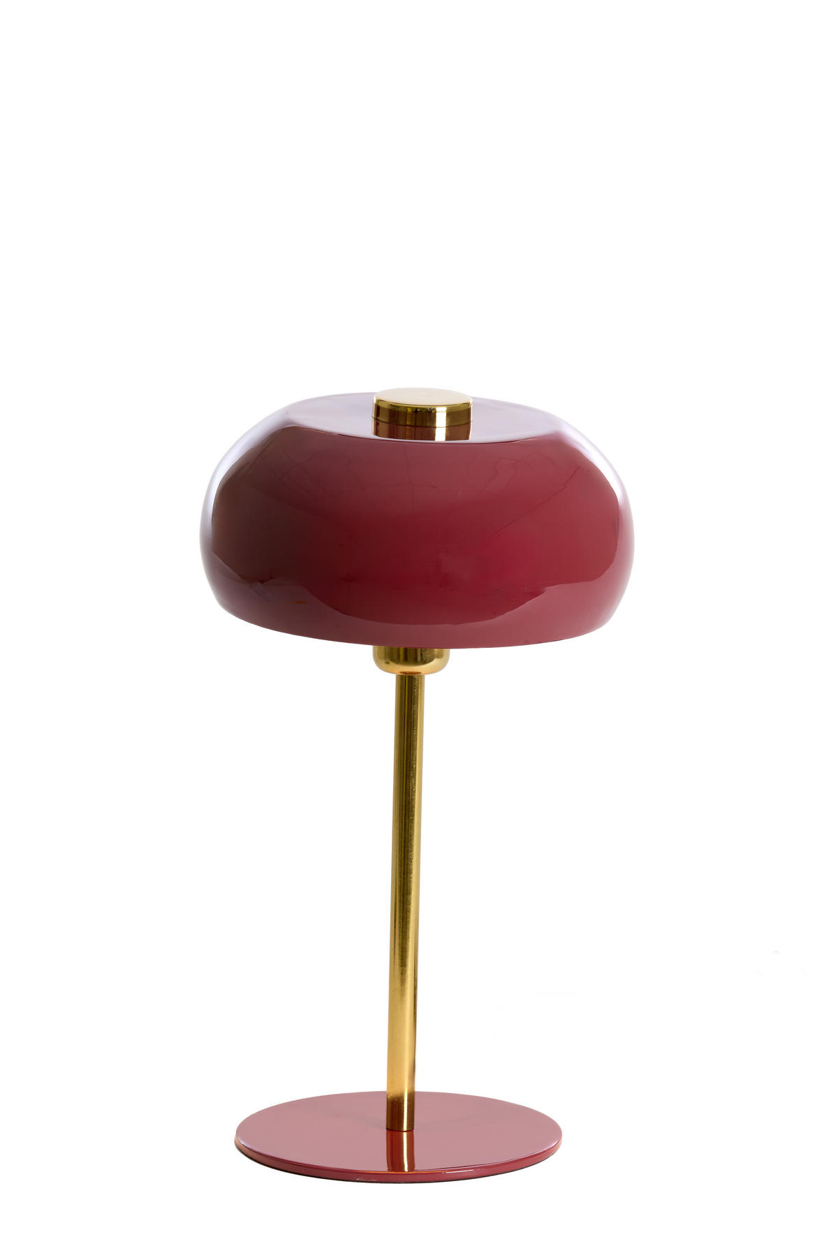 TISCHLAMPE Surin Rot Ø23/40 cm - Rot, Metall (23/23/40cm) - Light & Living