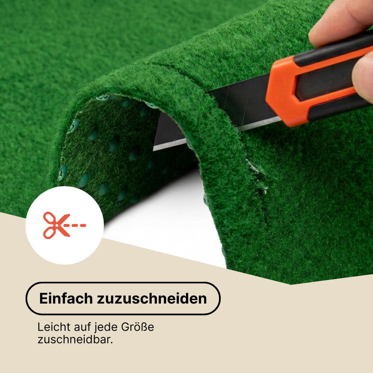 KUNSTRASEN Magic Forest 6,5 mm – Rasenteppich für Balkon, Terrasse & Garten, wetterfest 200/1300 cm - Dunkelgrün, Textil (200/1300cm) - Tapiso