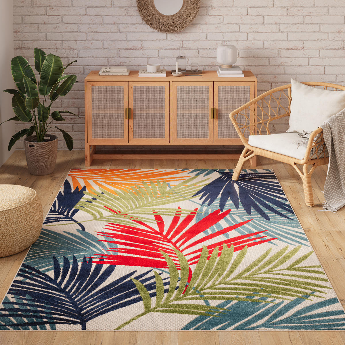 TEPPICH PATIO Creme 200/300 cm - Beige, Kunststoff (200/300cm) - Tapiso