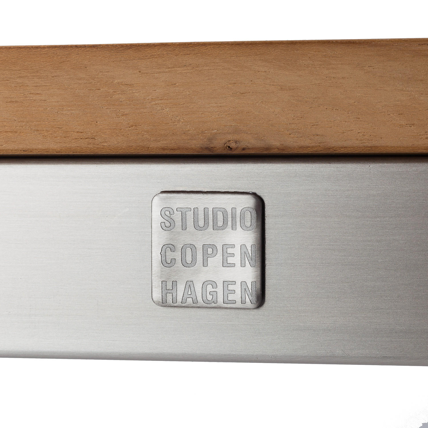 ESSGRUPPE - 9-teilig - Teak massiv / Edelstahl - Silberfarben/Braun, Holz/Metall - home24