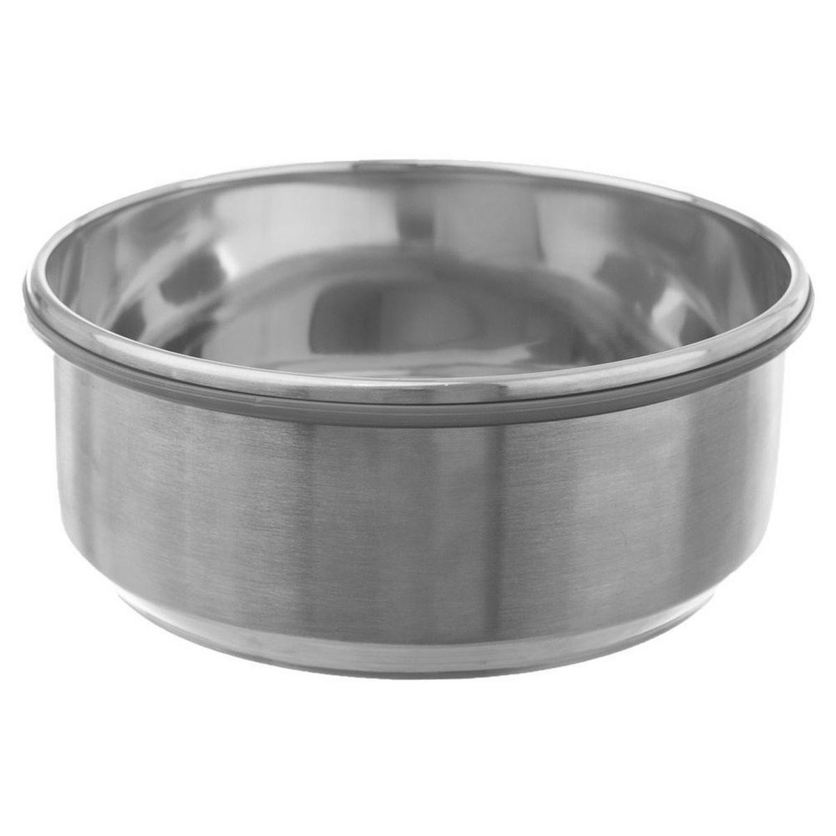 LEBENSMITTELBEHÄLTER Edelstahl Rund 1,2 l Silber - Silberfarben, Metall (16/8/16cm) - Orion 