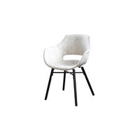STUHL ZAJA Cremeweiß Microfaser - Creme, Textil (57/82/59cm) - KAWOLA