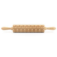 TEIGROLLE Skandinavien Weihnacht, groß, 43 cm, Buchenholz - Braun, Holz (43cm) - Folkroll