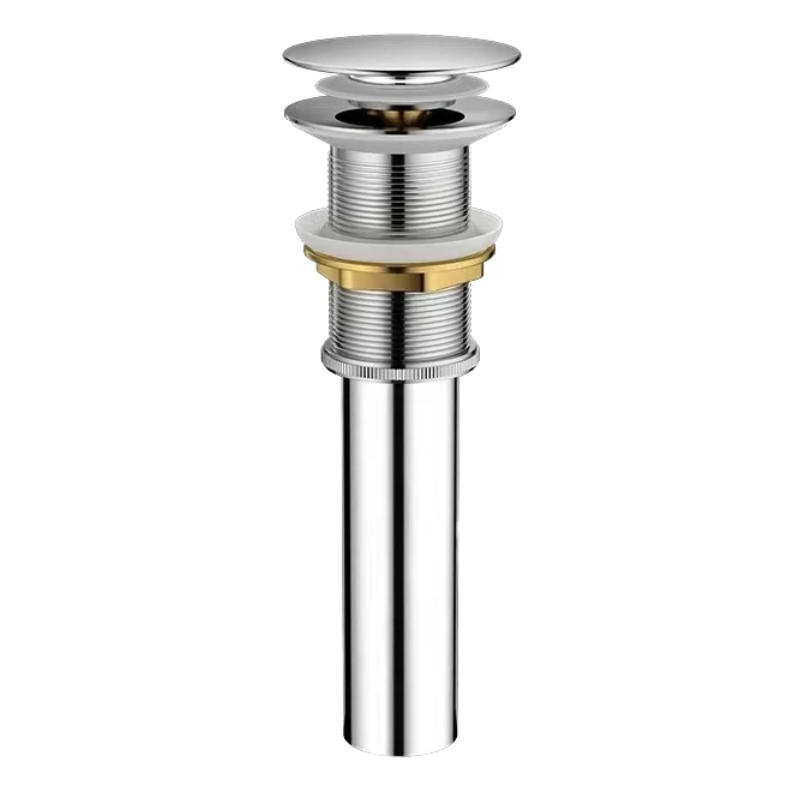 WASCHBECKEN-ABLAUFSTOPFEN – Silber – Edelstahl - Silberfarben, Metall (22.5/7/7cm)