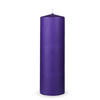 STUMPENKERZEN "Lila", Größe Ø7cm x Höhe: 20 cm - Lila, Naturmaterialien (7/20cm) - HS Candle