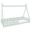 KINDERBETT Tipi 90x200 cm Mint - Mintgrün, Holz (90/200cm) - ML-DESIGN