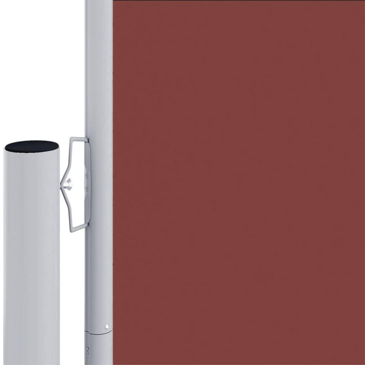 SEITENMARKISE Ausziehbar Braun 200x1000 cm - Braun, Textil (1000/200/1000cm) - furnicato
