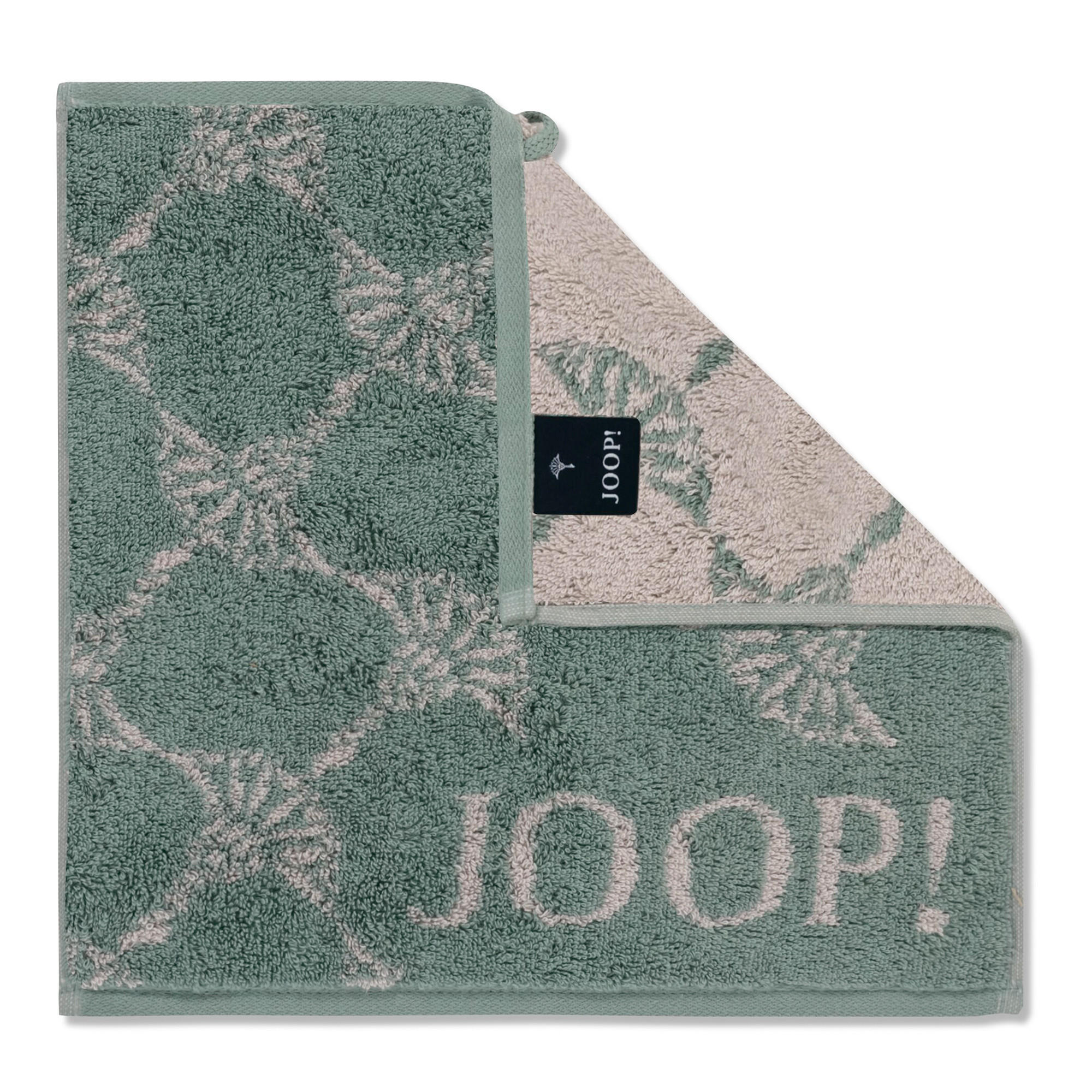 HANDTÜCHER CLASSIC CORNFLOWER 1611 PINIE - 43 - Grün, Textil (30/30cm) - Joop!