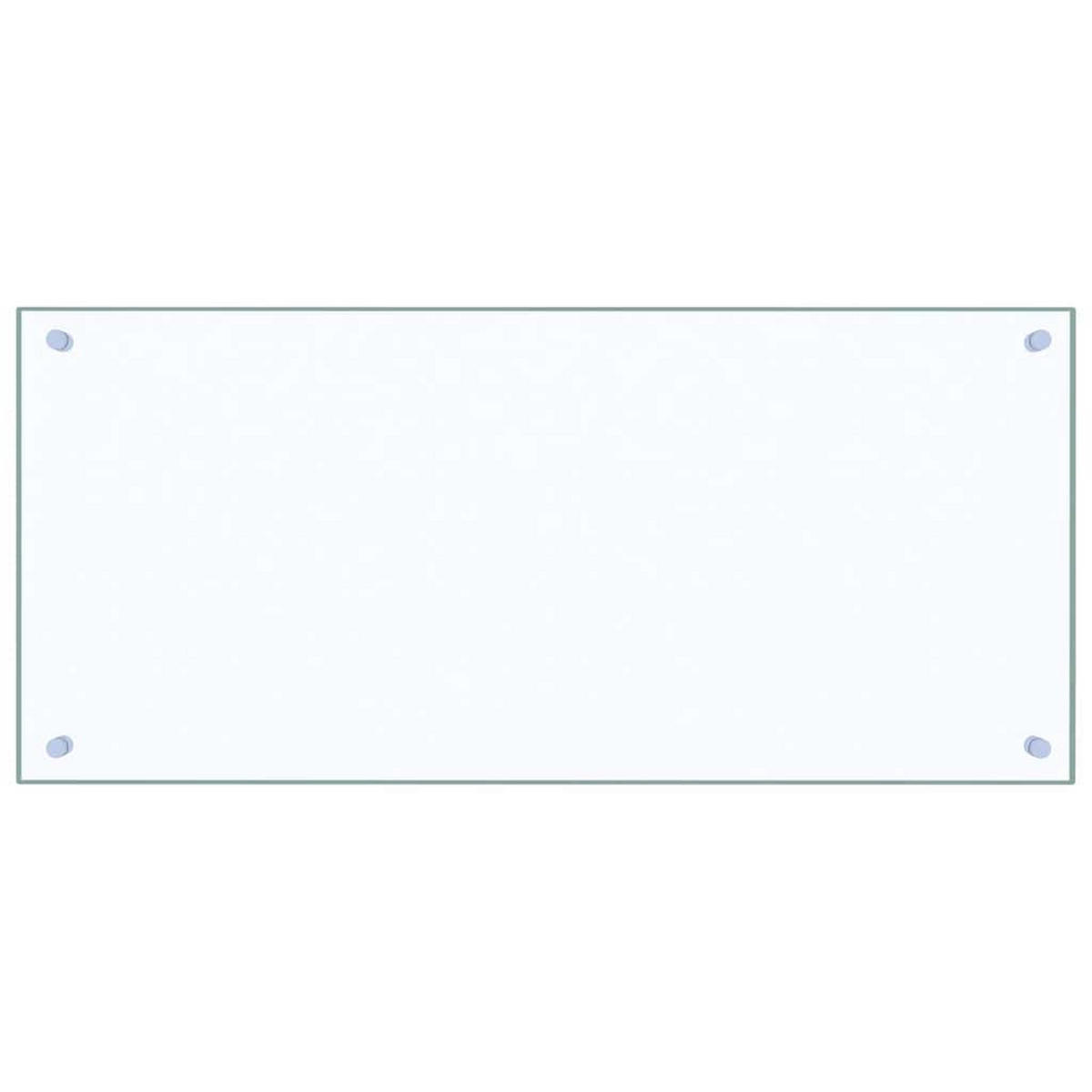 KÜCHENRÜCKWAND Glas 90x40 cm Transparent Wand-Spritzschutz - Transparent, Glas (90/40/0.6cm) - DELUKE