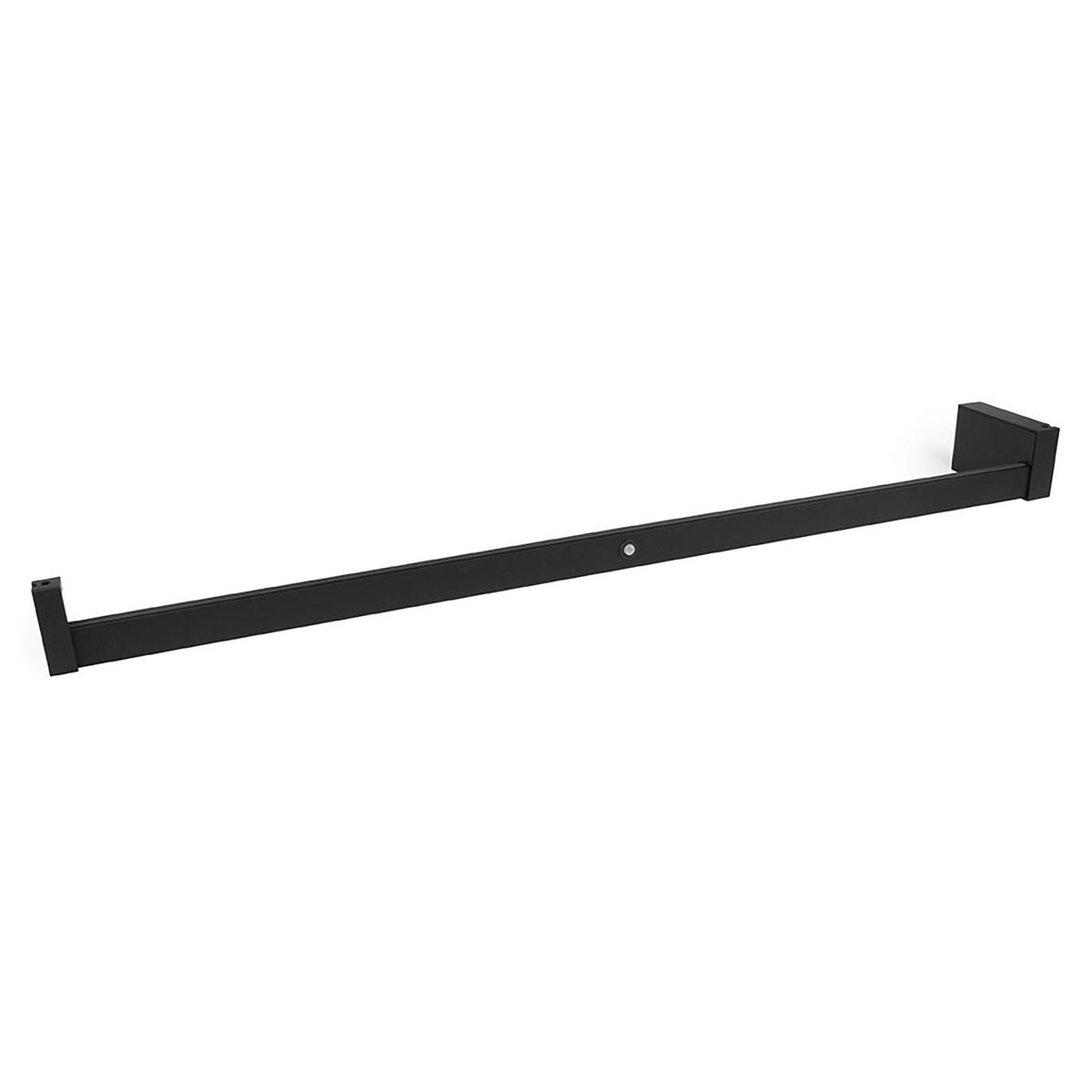 GARDEROBENSTANGE Castor LED 1008mm Schwarz - Schwarz, Metall (10.5/7/100.8cm) - EMUCA