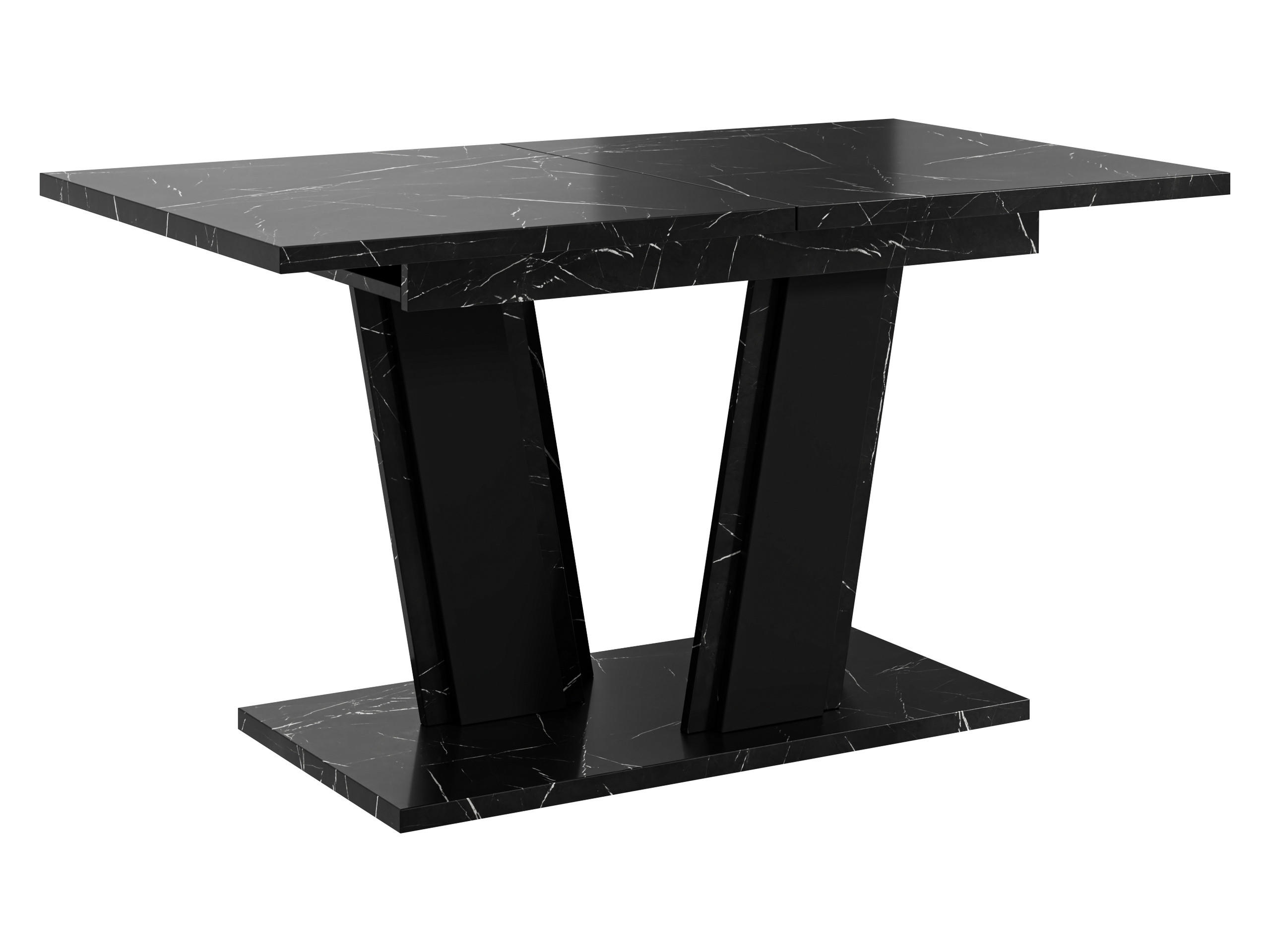 ESSTISCH Muss 160 - Schwarz, Holzwerkstoff (120/80/75cm) - MIRJAN24