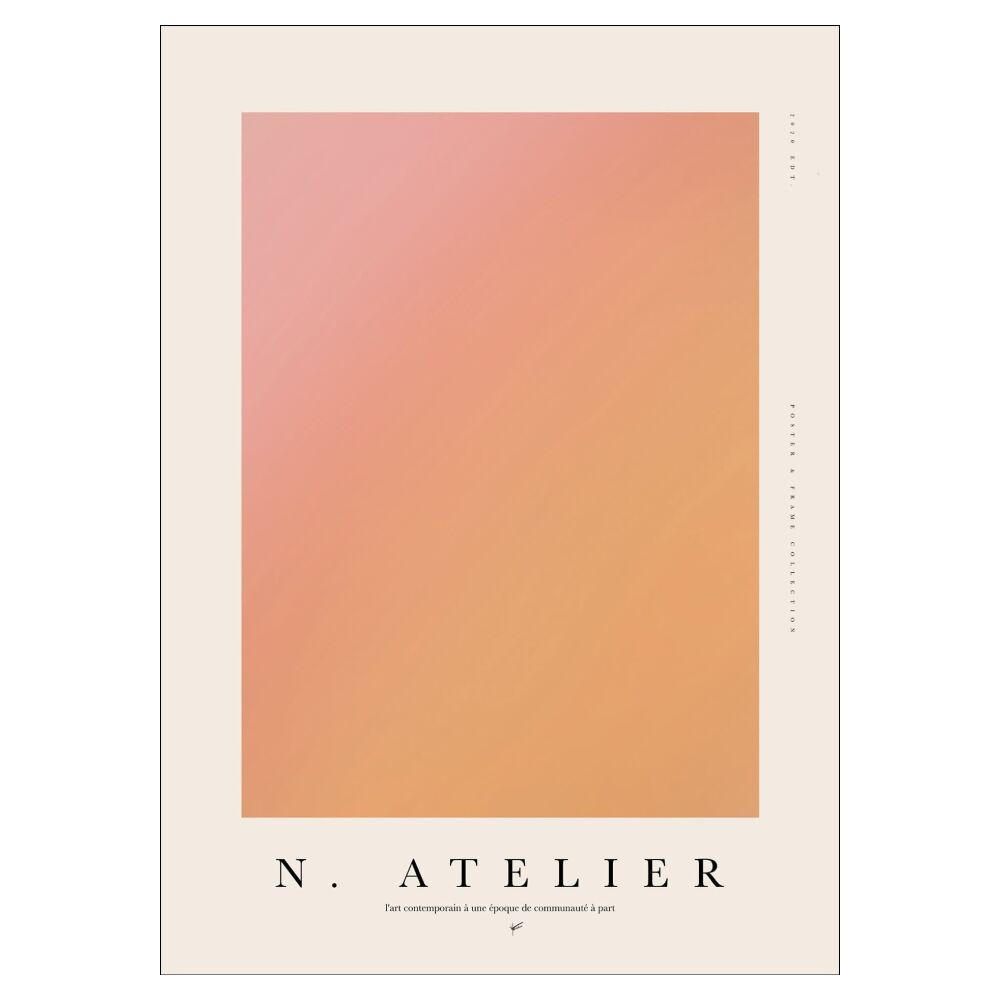 POSTER Poster & Frame - Collection - N. Atelier | Poster & Frame 002 - Orange, Papier (50/70/0.1cm) - Poster&Frame