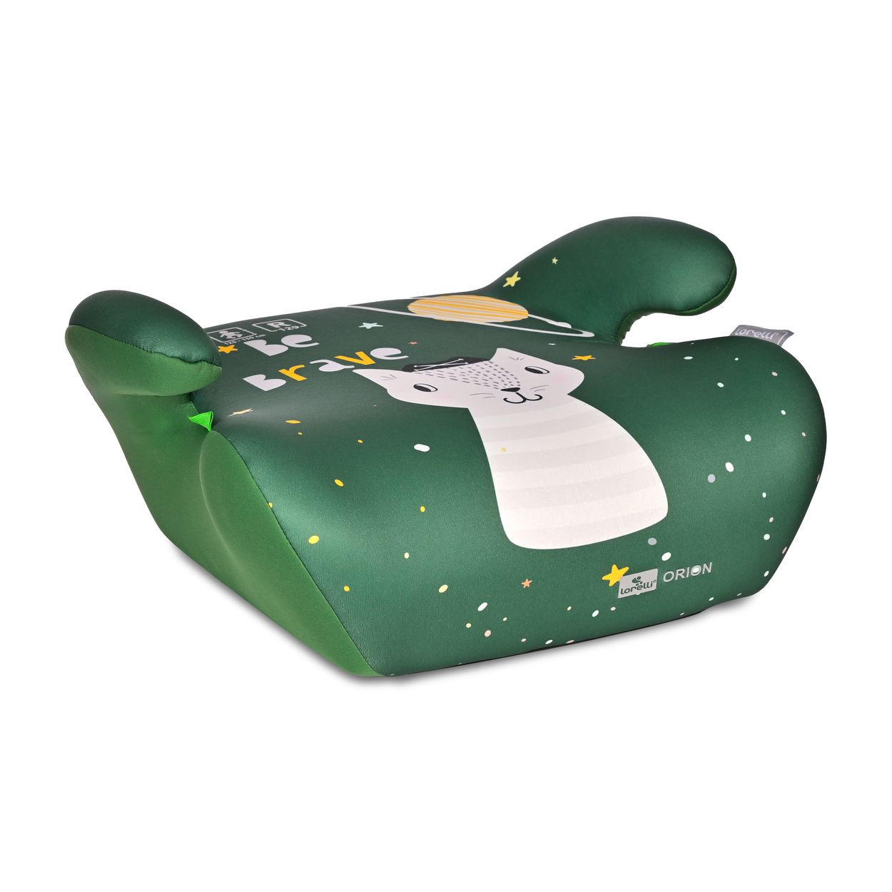 KINDERSITZE i-Size Orion grün (125-150cm) Boostersitz, Bezug waschbar - Grün, Kunststoff (41/20/37cm) - Lorelli