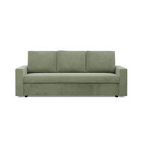 SOFA 3-SITZER MIT SCHLAFFUNKTION NEO, Cord - Grün - Grün, Textil (220/85/92cm) - Mebligo