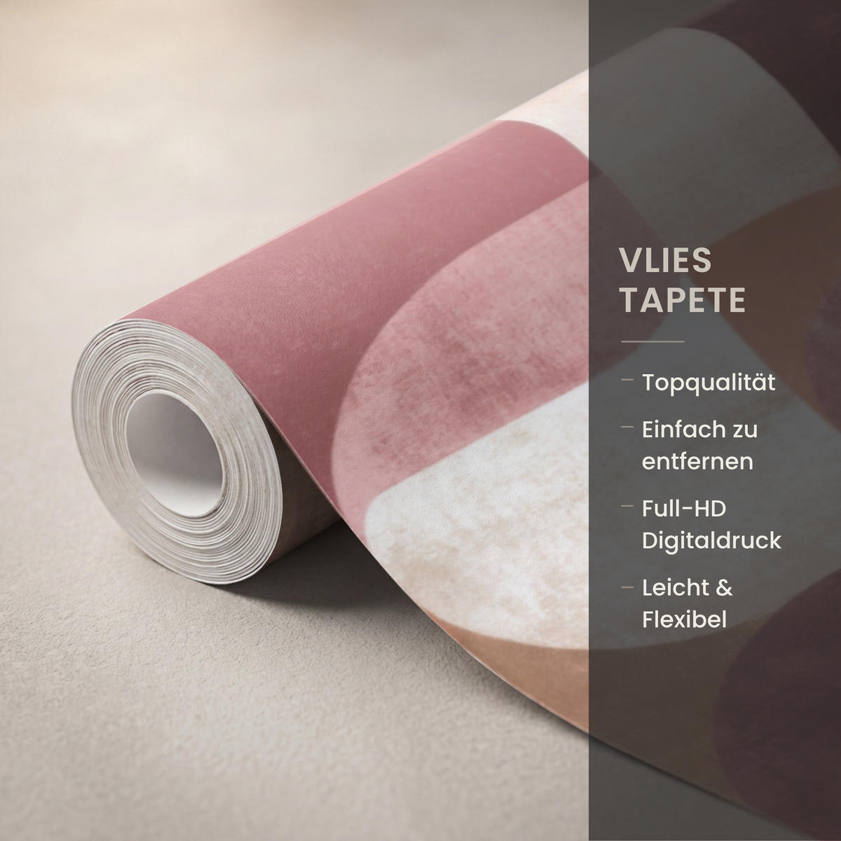 TAPETE - Geometrie - Modern - Retro - 240x260 cm - Multicolor, Papier (240/260cm) - OnlyWow
