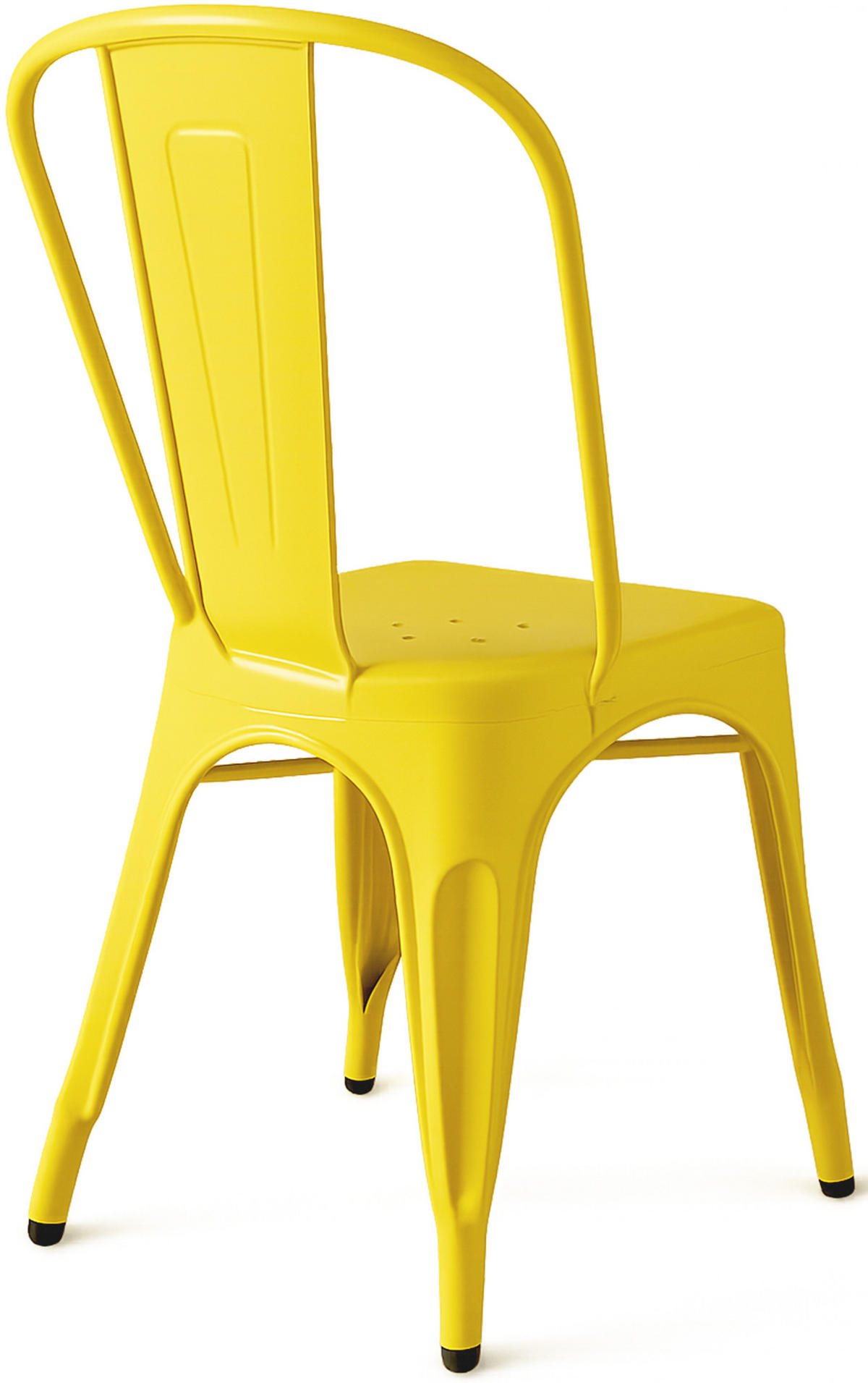 BESUCHERSTUHL Metall Gelb - Gelb, Metall (44/89/48cm) - CLP