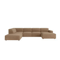 ECKSOFA Cursal V, Stoff Artico, Beige, Links - Beige, Holz (364/262cm) - Kaiser Möbel
