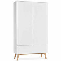 KINDERKLEIDERSCHRANK Dambi - Weiß, Holz (100/200/53cm) - KONSIMO®