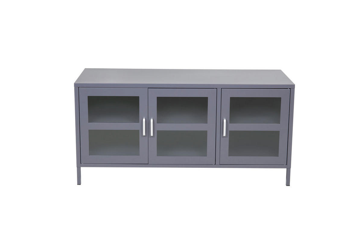 TV-ELEMENT Hellgrau - Hellgrau, Holzwerkstoff (120/58/48cm) - ebuy24