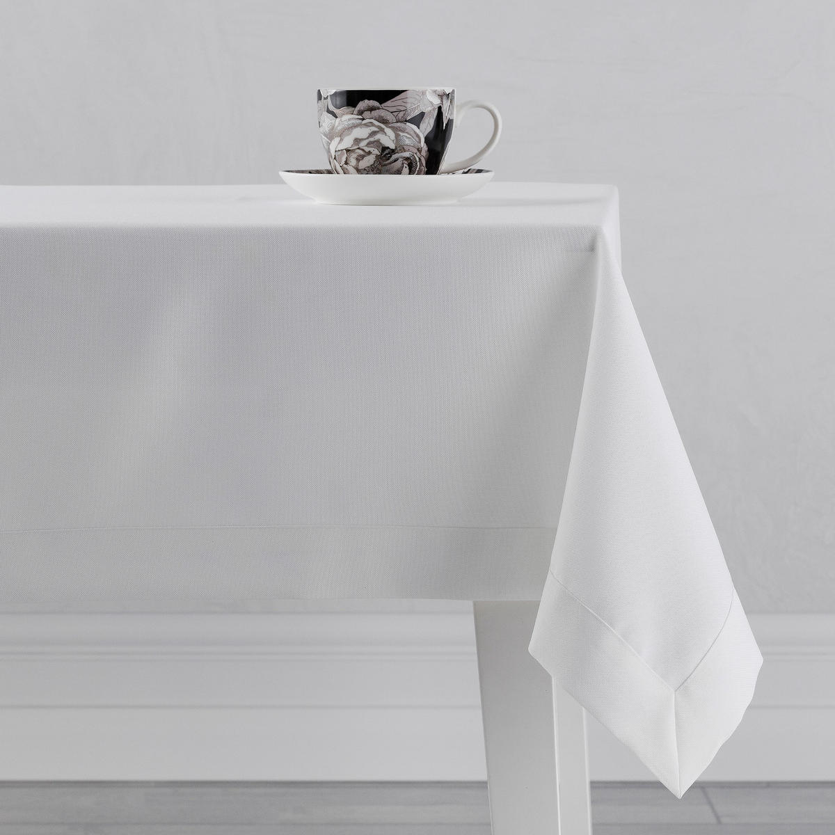 TISCHDECKE Lumiere3 - Weiß, Textil (180/130/1cm) - home&you