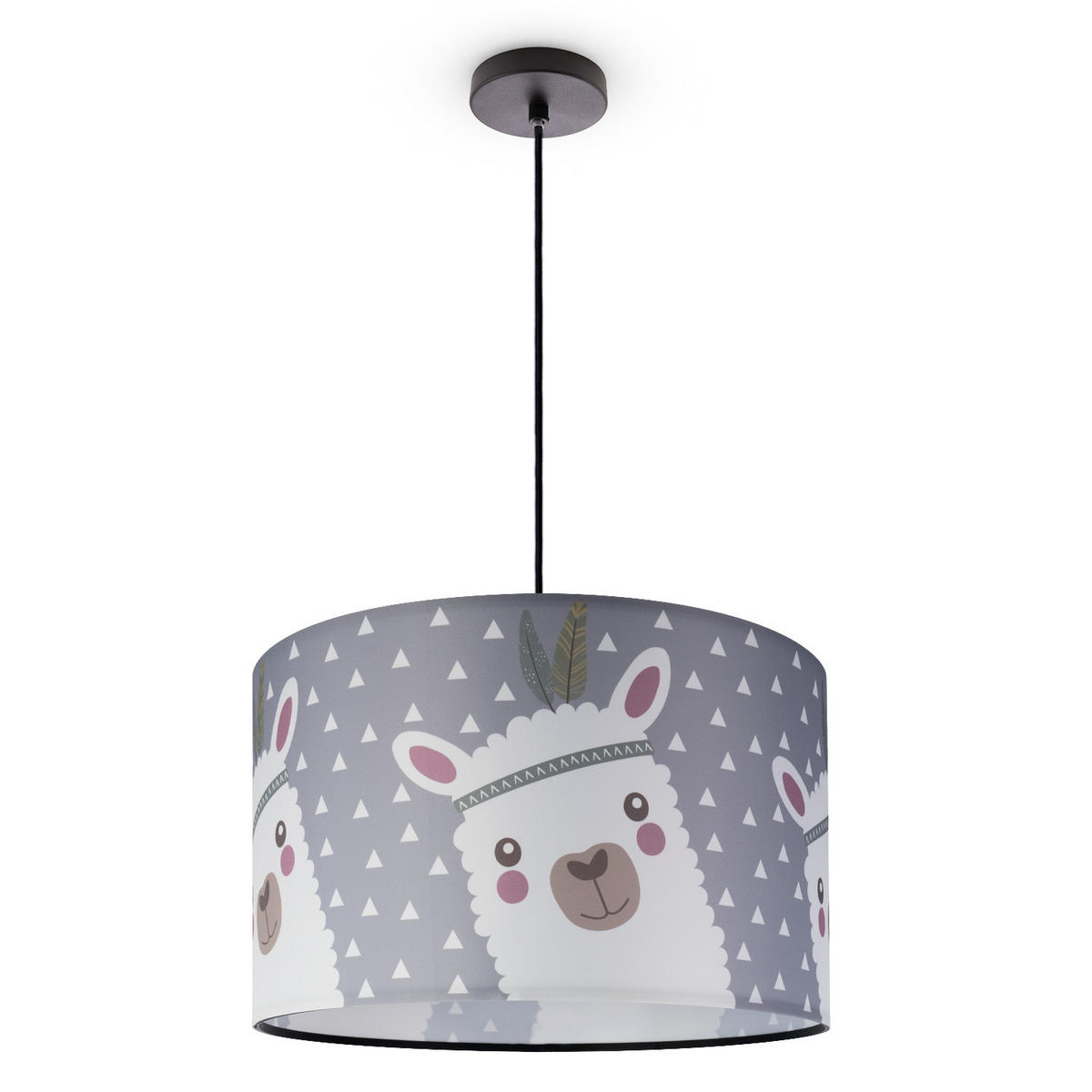 PENDELLEUCHTE Hugo Pd1 Ela 214 - Schwarz, Metall (45.5/45.5/27cm) - Paco Home