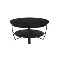 COUCHTISCH Paras Schwarz 70/70/35 cm - Schwarz, Holz (70/70/35cm) - Starfurn