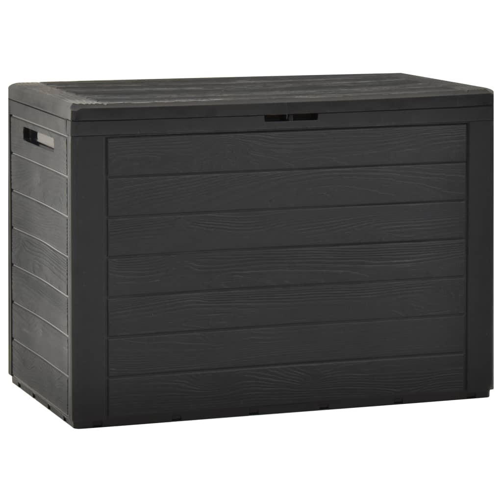 GARTENTRUHE Anthrazit 78x44x55 cm - Anthrazit, Kunststoff (78/55/44cm) - furnicato