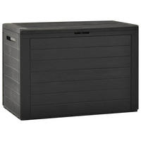 GARTENTRUHE Anthrazit 78x44x55 cm - Anthrazit, Kunststoff (78/55/44cm) - furnicato