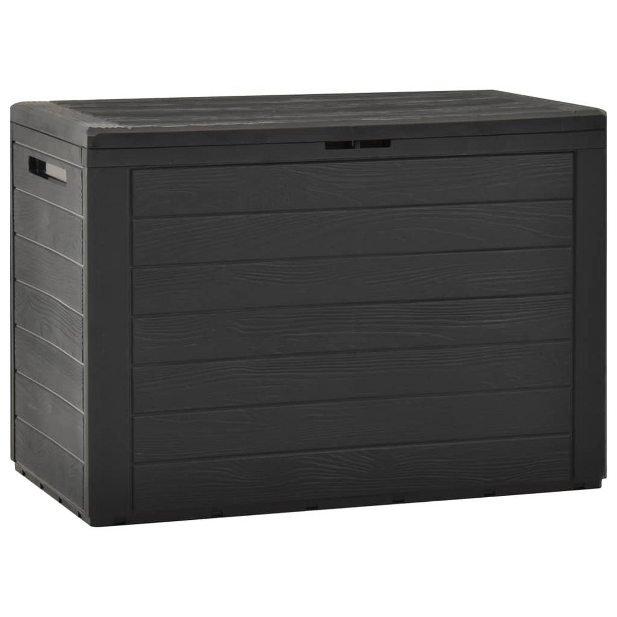 GARTENTRUHE Anthrazit 78x44x55 cm - Anthrazit, Kunststoff (78/55/44cm) - furnicato
