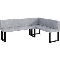ECKBANK ERIC_U - Hellgrau, Textil (142/196cm) - Meblini