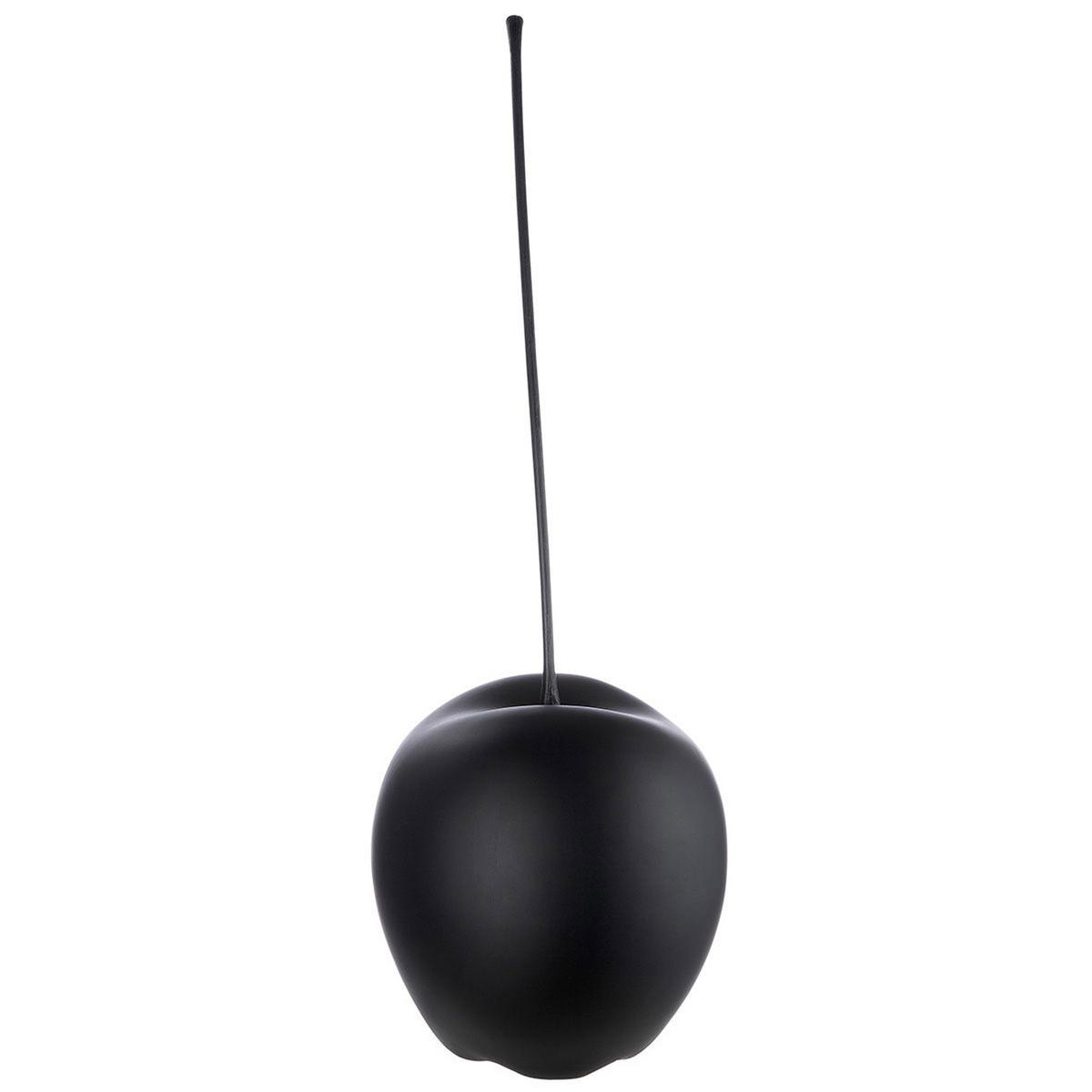 DEKOSKULPTUR Kirsche Celebration, Keramik, Matt Schwarz, H 42 cm - Schwarz, Keramik (15/35/15cm) - Gilde