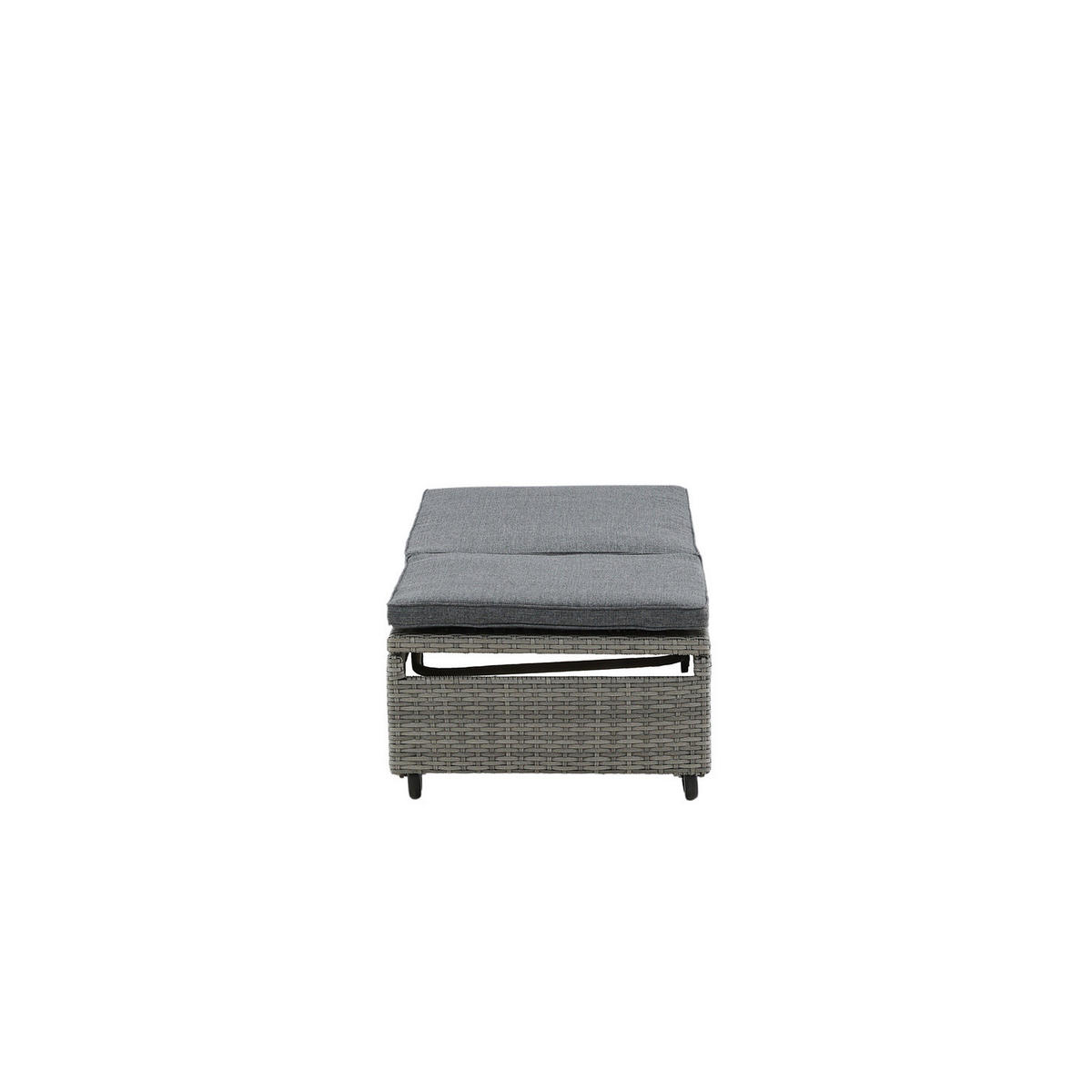 GARTENLIEGE - Grau, Kunststoff (196/32/60cm) - home24