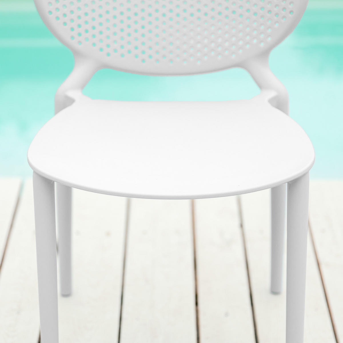 GARTENSTUHL 4er-Set Kunststoff Grau - Grau, Kunststoff (41/77/48cm) - Homestyle4u