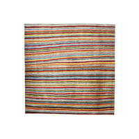 TEPPICH Rizbaf Mehrfarbig 150/150 cm Schurwolle - Multicolor, Textil (150/150cm) - Looma