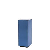 BLUMENSÄULE Daxton Blau 30/30/80 cm - Blau, Glas (30/30/80cm) - Light & Living