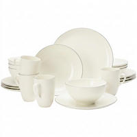 KOMBISERVICE Savona Grey Line creme 20er Set - Creme, Keramik (1/1/1cm) - Seltmann Weiden