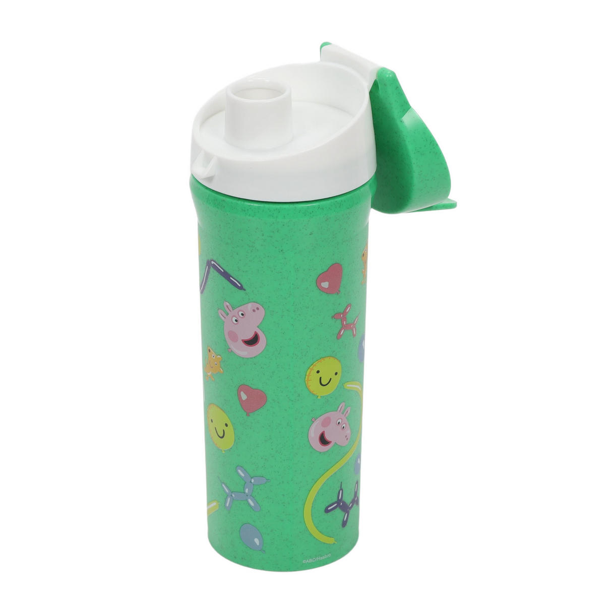 TRINKFLASCHE Peppa Pig Pop 500 ml - Grün, Kunststoff (500L)