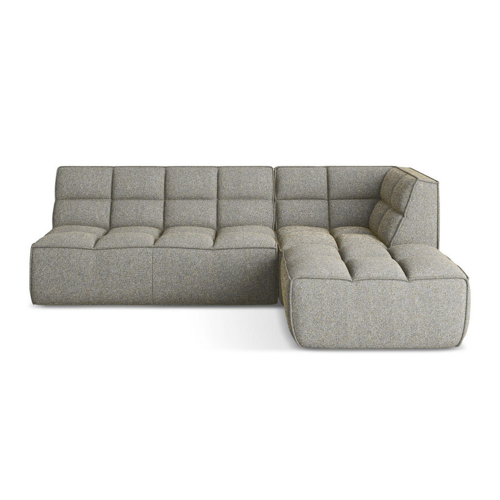 Thumbnail - Makamii Ecksofa, Cappuccino, Textil, 4-Sitzer, Füllung: Schaumstoff, L-Form, 258x178 cm, Made in EU, Wohnzimmer, Sofas &...