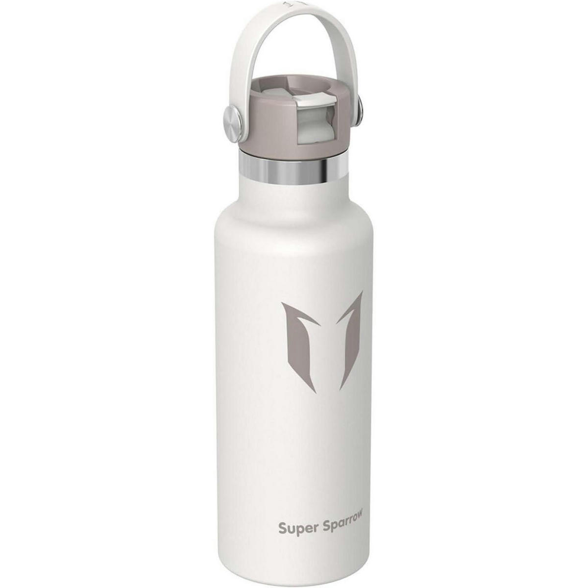 TRINKFLASCHE Edelstahl 500 ml Grau - Grau, Metall (7/7cm)