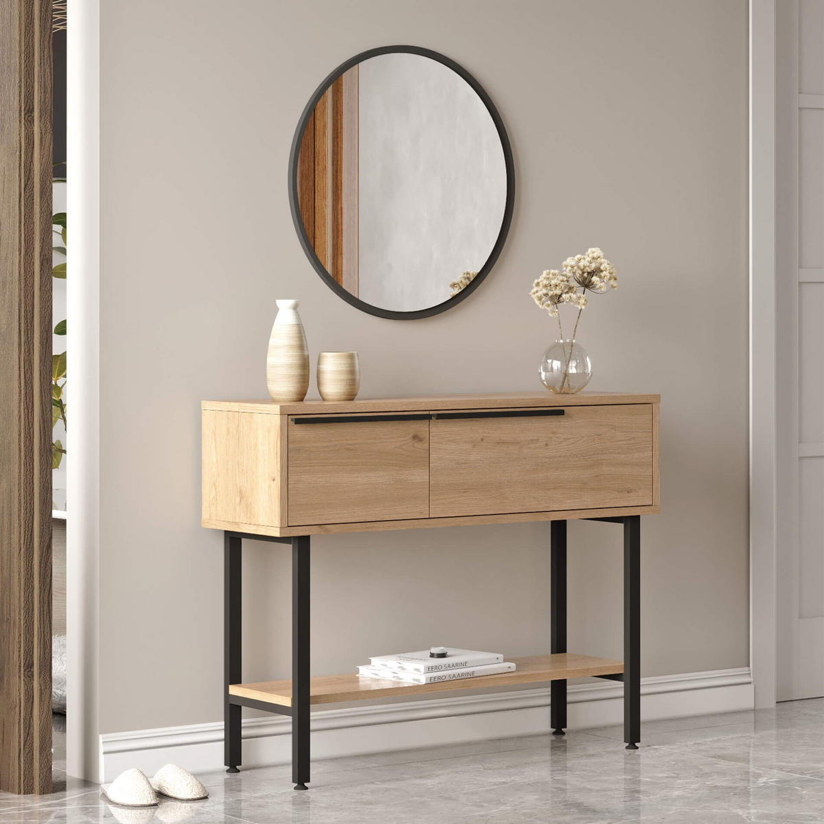 WANDSPIEGEL 60/2/60 cm - Grau, Glas (60/60/2cm) - Mobili Rebecca