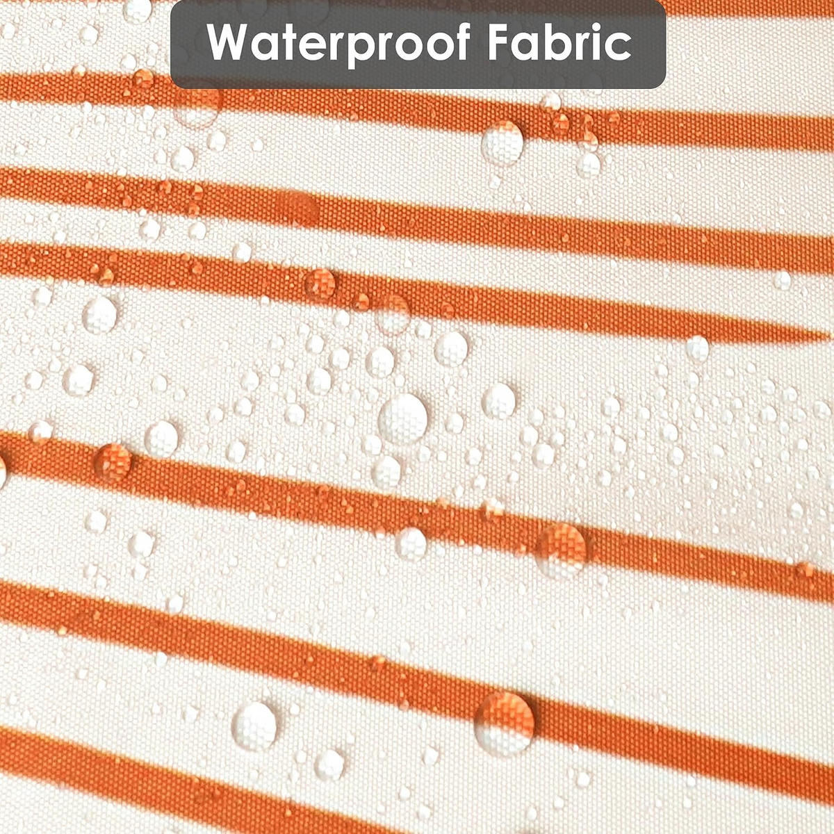 DUSCHVORHANG Orange Boho Mitte Blätter Muster 180 x 200 cm modern minimalistisch - Weiß, Textil (200/180cm) - MCBOSON