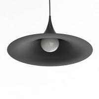HÄNGELEUCHTE Louie - Schwarz, Metall (57/57/27cm) - Lumicom