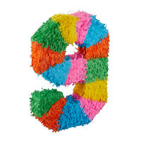 PINATA - Multicolor, Papier (35.5/50.5/7.5cm) - Relaxdays