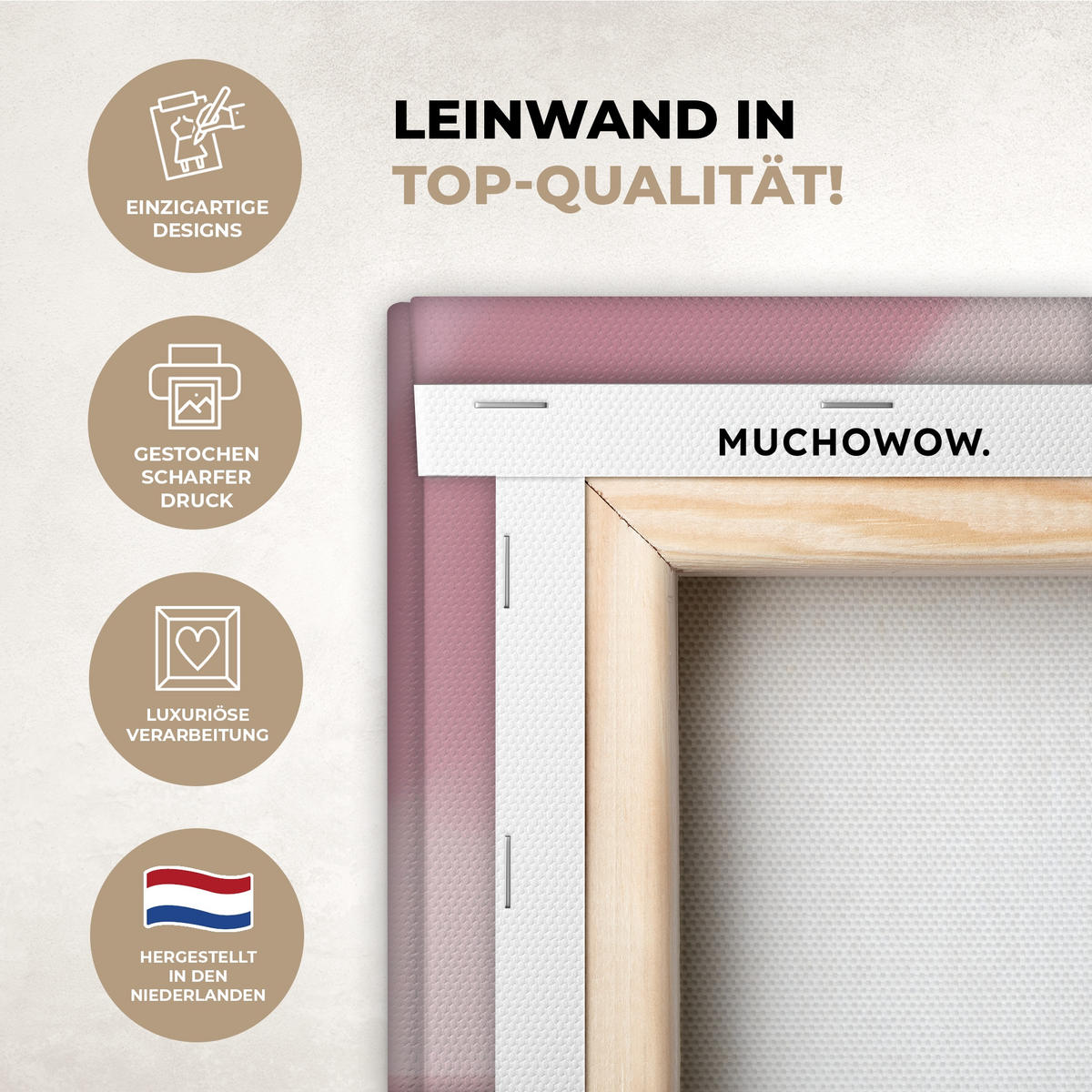 LEINWANDBILD Disco - Obst - Glitzer - Erdbeere Wandbilder 80x60 cm - Pink, Textil (80/60cm) - MuchoWow