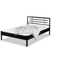 METALLBETT Lia / 180 x 210 cm / schwarz - Schwarz, Metall (180/210cm) - BED BOX