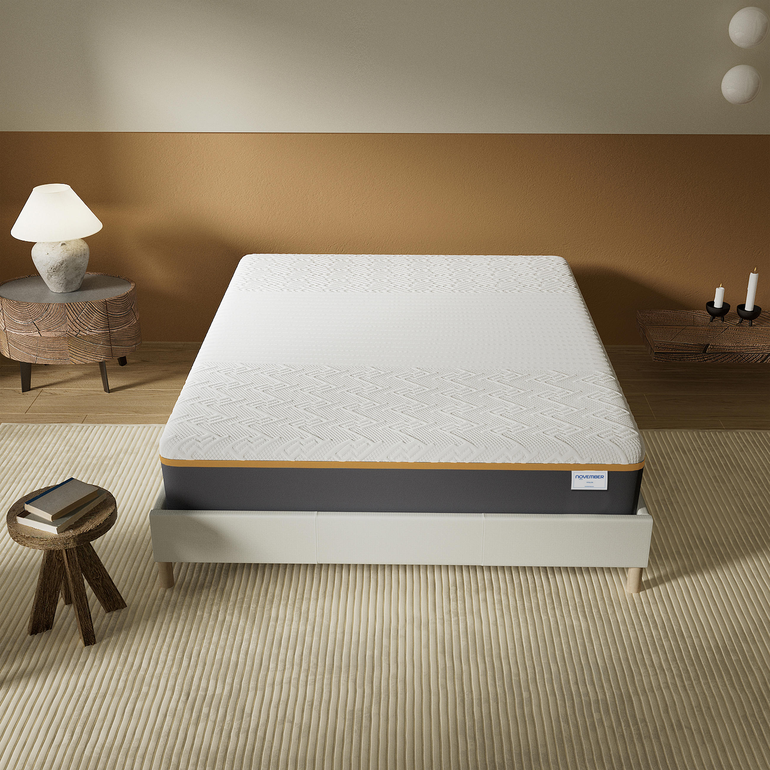 Thumbnail - November Sleep Latexmatratze, Weiß, Naturmaterialien, H5, 90x200 cm, Oeko-Tex®, Schlafzimmer, Matratzen Shop, Matratzen