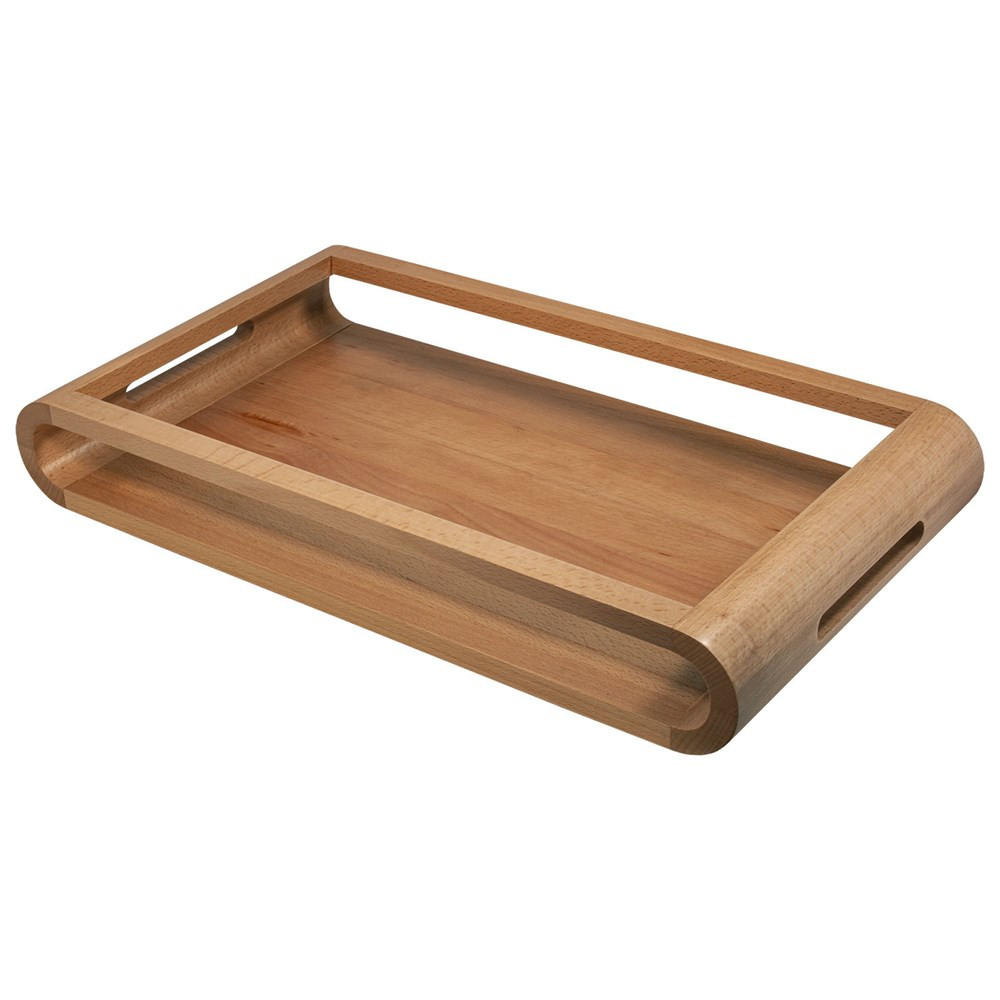 TABLETT Braun 49/27/7 cm ALVASDG - Braun, Holz (27/7/49cm) - ArteLegno