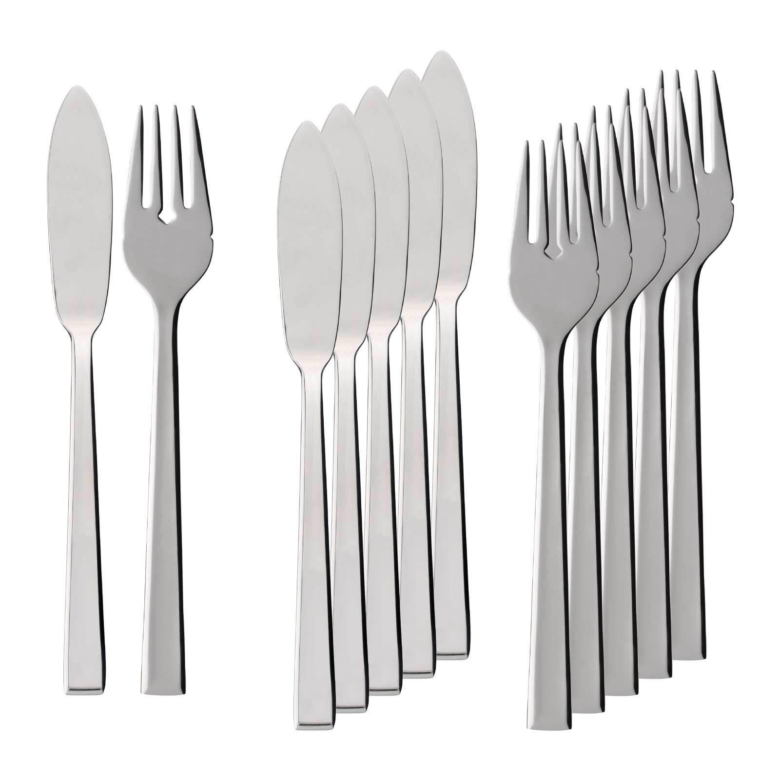 FISCHBESTECK Victor silber 6er Set - Silberfarben, Metall - Villeroy & Boch